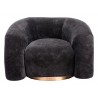 Havn Accent Chair in Black- front view