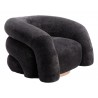 Havn Accent Chair in Black- side view 2