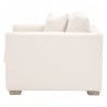 Essentials For Living Hayden Taper Arm Sofa Chair in Performance Textured Cream Linen - Side