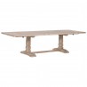 Essentials For Living Hayes Extension Dining Table - Angled and Extended