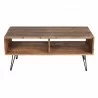 Crawford and Burke Beckham Reclaimed Wood 42" Foldable Coffee Table, Front Angle - Crawford and Burke Beckham Reclaimed Wood 42" Foldable Coffee Table, Front Angle