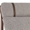 Sunpan Eleanor Lounge Chair - Altro Capuccino - Closeup Top Angle