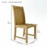 Chicago Chair dimension - Chicago Chair dimension