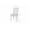 Dining Chair (set of 2) - With Dimensions