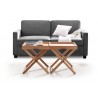 Greenington Teline Tray Table Caramelized - Lifestyle