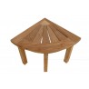 Anderson Teak Shower Corner Stool 007 - Anderson Teak Shower Corner Stool 007