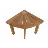 Anderson Teak Shower Corner Stool 007 - Anderson Teak Shower Corner Stool 007