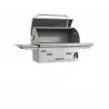 Bull BBQ Bison Premium Drop In Charcoal Grill - Angled and Opened - Bull BBQ Bison Premium Drop In Charcoal Grill - Angled and Opened