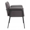 Heritage Accent Chair Brown- side view 1