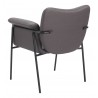Heritage Accent Chair Brown- back view 2