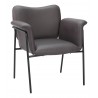 Heritage Accent Chair Brown- Front view 3