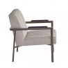 Sunpan Laney Lounge Chair - Milestone Cream - Side Angle