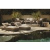 Coronado Wicker Adjustable Chaise With Cushions - Lifestyle