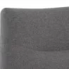 Sunpan Karson Swivel Lounge Chair in Charcoal Grey - Closeup Top Angle - Sunpan Karson Swivel Lounge Chair in Charcoal Grey - Closeup Top Angle