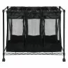  Triple Storage Organizer and Laundry Sorter - Long Side  -  Triple Storage Organizer and Laundry Sorter - Long Side 