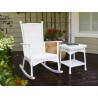 Tortuga Outdoor Portside Classic Wicker Rocking Chair 3pc Set  6