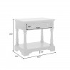 Hickory Creek Bachelor's Chest with Storage Drawer-dimension