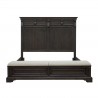 Hickory Creek King Storage Bed- full view 1