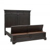 Hickory Creek King Storage Bed- full view 5