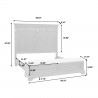Hickory Creek Queen Storage Bed- dimension