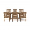 Anderson Teak Rectangular Extension Table and Wilshire Dining Armchair 