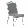 Woodard Briarwood High Back Dining Side Chair with Optional Seat Cushion - Woodard Briarwood High Back Dining Side Chair with Optional Seat Cushion