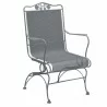 Woodard Briarwood High Back Coil Spring Chair with Optional Seat Cushion - Woodard Briarwood High Back Coil Spring Chair with Optional Seat Cushion