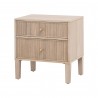 Essentials For Living Highland 2-Drawer Nightstand - Front Side Angle