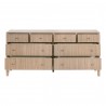 Essentials For Living Highland 8-Drawer Double Dresser - Front Opened Angle