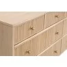 Essentials For Living Highland 8-Drawer Double Dresser - Closeup Angle - Essentials For Living Highland 8-Drawer Double Dresser - Closeup Angle