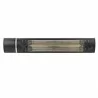 AZ Patio Heaters Wall Mount Black Electric Heater - Front Angle - AZ Patio Heaters Wall Mount Black Electric Heater - Front Angle