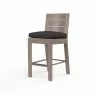 Laguna Barstool in Spectrum Carbon, No Welt - Front Side Angle - Laguna Barstool in Spectrum Carbon, No Welt - Front Side Angle