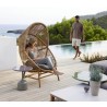 Cane-Line Hive Chair Teak Base Outdoor View
