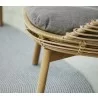 Cane-Line Hive Highback Chair W/Teak Legs - Cane-Line Hive Highback Chair W/Teak Legs