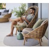 Cane-Line Hive Highback Chair W/Teak Legs Outdoor
