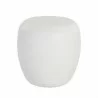 Sunpan Iolite End Table in White - Front Angle - Sunpan Iolite End Table in White - Front Angle