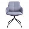 Moe's Home Collection Kingpin Swivel Office Chair - Grey - Front