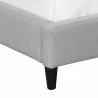 Sunpan Reyes Bed Liv Dove King - Base Closeup Angle - Sunpan Reyes Bed Liv Dove King - Base Closeup Angle