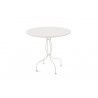 Bellini Rondo Round Dining Table White - Front Angle