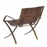 Sunpan Willis Lounge Chair - Brown Leather - Back Side Angle - Sunpan Willis Lounge Chair - Brown Leather - Back Side Angle
