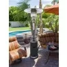 AZ Patio Heaters Outdoor Patio Heater in Hammered Silver - Lifestyle - AZ Patio Heaters Outdoor Patio Heater in Hammered Silver - Lifestyle