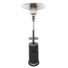 AZ Patio Heaters Outdoor Patio Heater in Hammered Silver - Front Angle