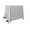 AZ Patio Heaters Commercial Glass Tube Patio Heater in Stainless Steel - Base Angle