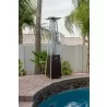 AZ Patio Heaters Glass Tube Patio Heater in Hammered Bronze - Lifestyle - AZ Patio Heaters Glass Tube Patio Heater in Hammered Bronze - Lifestyle