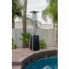 AZ Patio Heaters Glass Tube Patio Heater in Black - Lifestyle - AZ Patio Heaters Glass Tube Patio Heater in Black - Lifestyle
