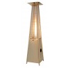AZ Patio Heaters Glass Tube Patio Heater in Stainless Steel - Lifestyle