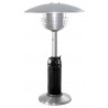 AZ Patio Heaters Table Top Patio Heater in Stainless Steel and Black - Front Angle