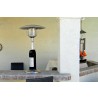 AZ Patio Heaters Table Top Patio Heater in Stainless Steel and Black - Lifestyle