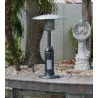 AZ Patio Heaters Table Top Patio Heater in Hammered Silver - Lifestyle - AZ Patio Heaters Table Top Patio Heater in Hammered Silver - Lifestyle