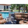 AZ Patio Heaters Glass Tube Table Top Patio Heater in Stainless Steel - Lifestyle